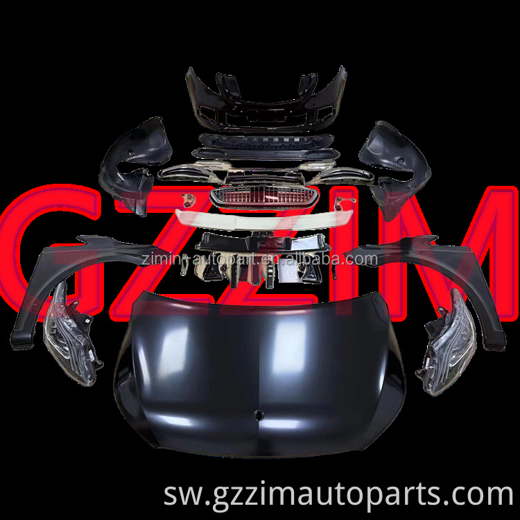 Mbele na nyuma bumper grille bodykit kwa Viano 2006-2015 zamani kwa sehemu mpya za kuboresha kwa mtindo wa Mei-bach